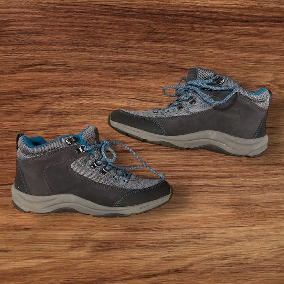 Vionic Cypress Hiking Boots Womens Size 8.5 Trail Outdoors Grey Blue - Picture 5 of 8